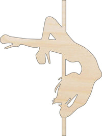 Dance Wood Craft Shape - Laser Cut Baltic Birch Unfinished DIY Wood Art Supplies PPL127 - The Wood Shape Store
