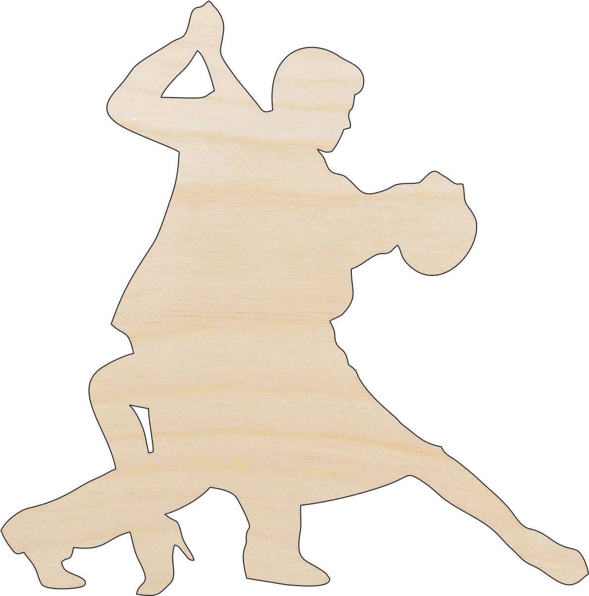 Couple Wood Craft Shape - Laser Cut Baltic Birch Unfinished DIY Wood Art Supplies PPL137 - The Wood Shape Store