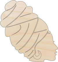 Woman Wood Craft Shape - Laser Cut Baltic Birch Unfinished DIY Wood Art Supplies PPL88 - The Wood Shape Store