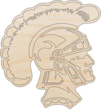 Trojan Wood Craft Shape - Laser Cut Baltic Birch Unfinished DIY Wood Art Supplies PPL162 - The Wood Shape Store
