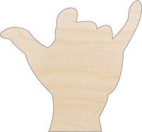 Hand Wood Craft Shape - Laser Cut Baltic Birch Unfinished DIY Wood Art Supplies PPL180 - The Wood Shape Store