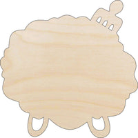 Woman Wood Craft Shape - Laser Cut Baltic Birch Unfinished DIY Wood Art Supplies PPL234 - The Wood Shape Store