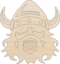 Viking Wood Craft Shape - Laser Cut Baltic Birch Unfinished DIY Wood Art Supplies PPL42 - The Wood Shape Store