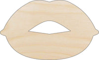 Lips Wood Craft Shape - Laser Cut Baltic Birch Unfinished DIY Wood Art Supplies PPL48 - The Wood Shape Store