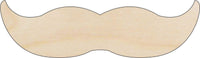 Mustache Wood Craft Shape - Laser Cut Baltic Birch Unfinished DIY Wood Art Supplies PPL53 - The Wood Shape Store