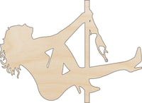 Dance Wood Craft Shape - Laser Cut Baltic Birch Unfinished DIY Wood Art Supplies PPL62 - The Wood Shape Store