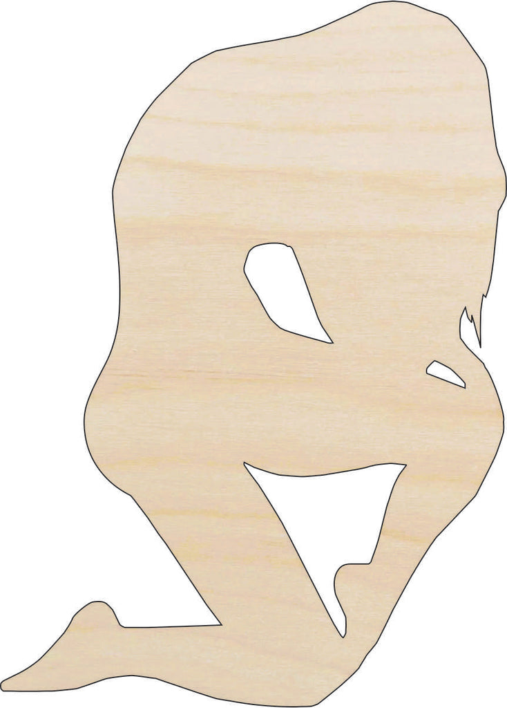 Woman - Laser Cut Out Unfinished Wood Craft Shape PPL73