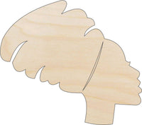 Woman Wood Craft Shape - Laser Cut Baltic Birch Unfinished DIY Wood Art Supplies PPL79 - The Wood Shape Store