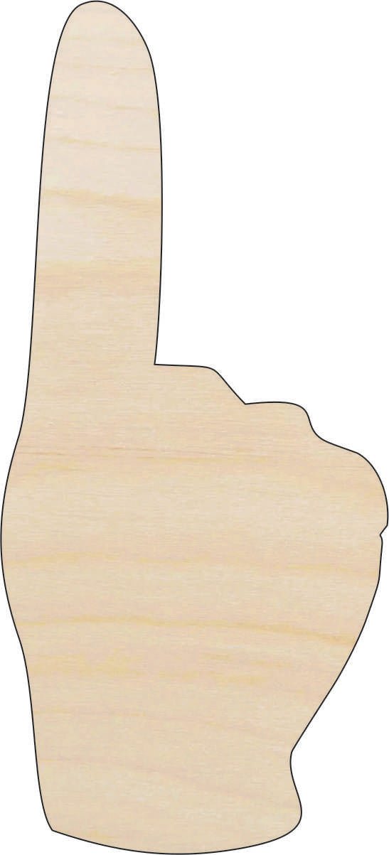 Hand Wood Craft Shape - Laser Cut Baltic Birch Unfinished DIY Wood Art Supplies PPL84 - The Wood Shape Store