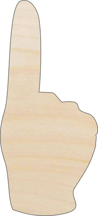 Hand Wood Craft Shape - Laser Cut Baltic Birch Unfinished DIY Wood Art Supplies PPL84 - The Wood Shape Store