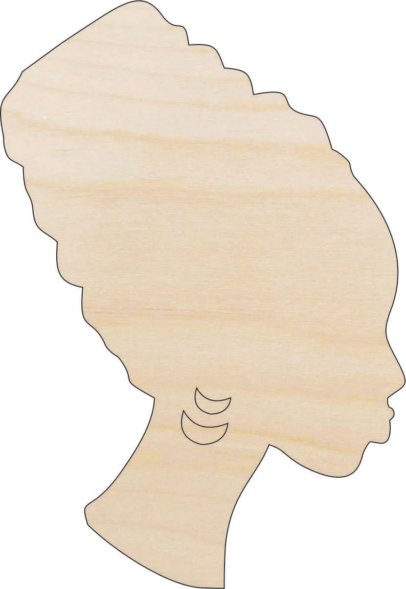 Woman Wood Craft Shape - Laser Cut Baltic Birch Unfinished DIY Wood Art Supplies PPL86 - The Wood Shape Store
