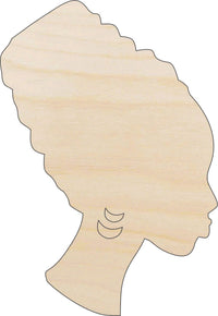 Woman Wood Craft Shape - Laser Cut Baltic Birch Unfinished DIY Wood Art Supplies PPL86 - The Wood Shape Store