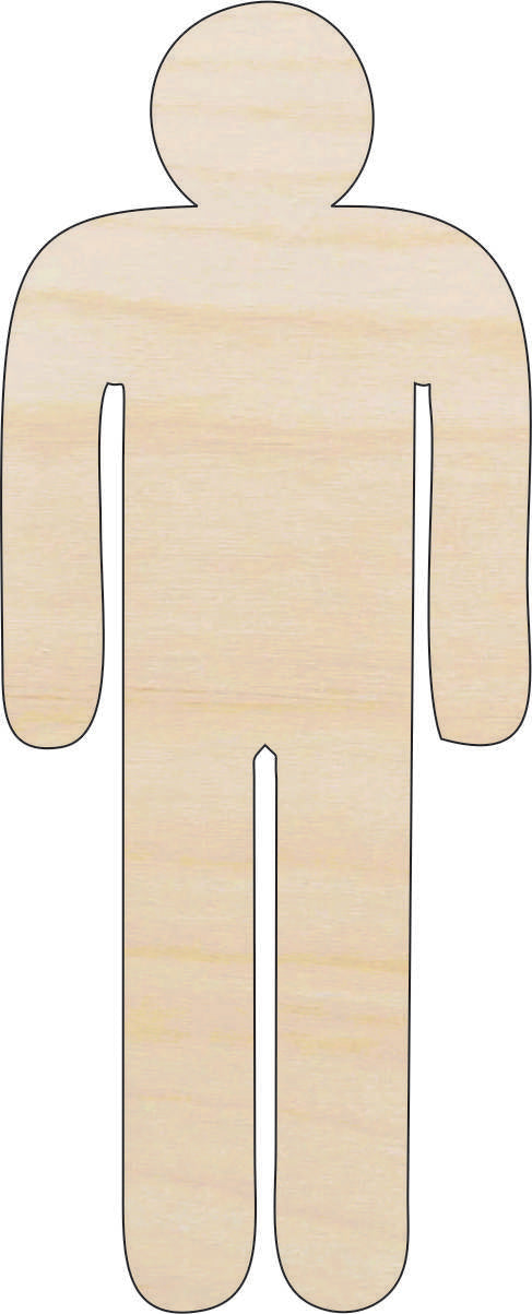 Sign Men - Laser Cut Out Unfinished Wood Craft Shape PPL8 Sign Men - Laser Cut Out Unfinished Wood Craft Shape PPL8