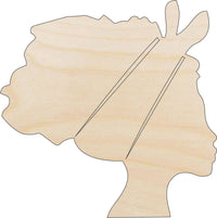 Woman Wood Craft Shape - Laser Cut Baltic Birch Unfinished DIY Wood Art Supplies PPL95 - The Wood Shape Store