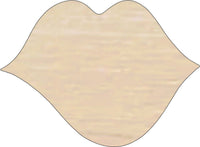 Lips Wood Craft Shape - Laser Cut Baltic Birch Unfinished DIY Wood Art Supplies PPL98 - The Wood Shape Store
