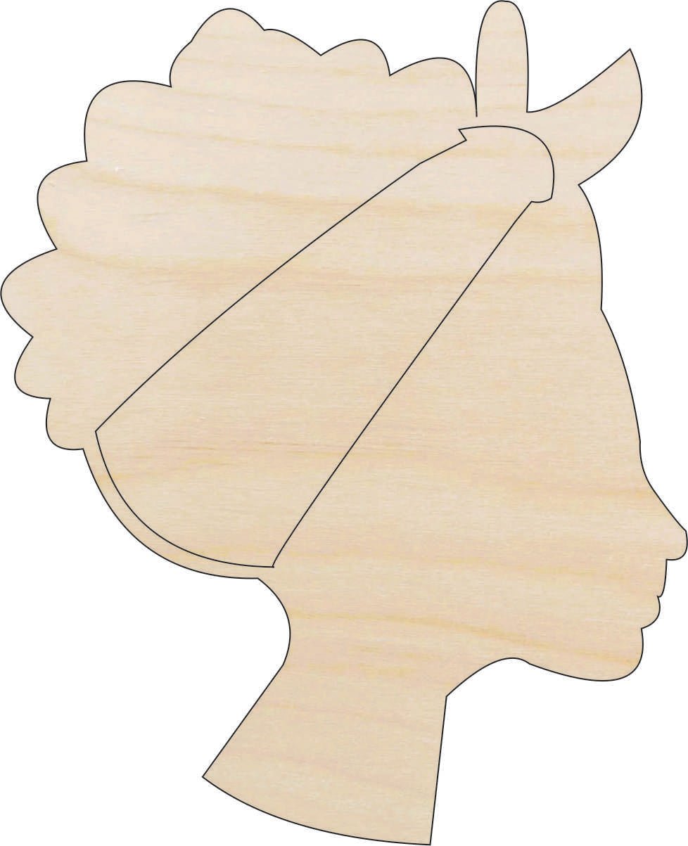 Woman Wood Craft Shape - Laser Cut Baltic Birch Unfinished DIY Wood Art Supplies PPL99 - The Wood Shape Store