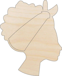 Woman Wood Craft Shape - Laser Cut Baltic Birch Unfinished DIY Wood Art Supplies PPL99 - The Wood Shape Store