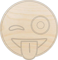 Silly Face Wood Craft Shape - Laser Cut Baltic Birch Unfinished DIY Wood Art Supplies PPL9 - The Wood Shape Store
