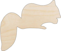 Squirrel Wood Craft Shape - Laser Cut Baltic Birch Unfinished DIY Wood Art Supplies RDT10 - The Wood Shape Store