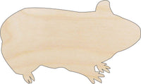 Guinea Pig Wood Craft Shape - Laser Cut Baltic Birch Unfinished DIY Wood Art Supplies RDT14 - The Wood Shape Store