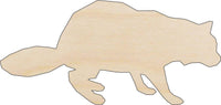 Raccoon Wood Craft Shape - Laser Cut Baltic Birch Unfinished DIY Wood Art Supplies RDT18 - The Wood Shape Store