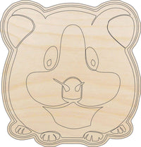 Gerbil Wood Craft Shape - Laser Cut Baltic Birch Unfinished DIY Wood Art Supplies RDT1 - The Wood Shape Store