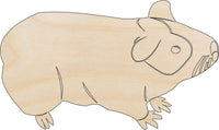 Gerbil Wood Craft Shape - Laser Cut Baltic Birch Unfinished DIY Wood Art Supplies RDT2 - The Wood Shape Store