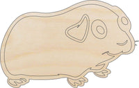 Gerbil Wood Craft Shape - Laser Cut Baltic Birch Unfinished DIY Wood Art Supplies RDT4 - The Wood Shape Store