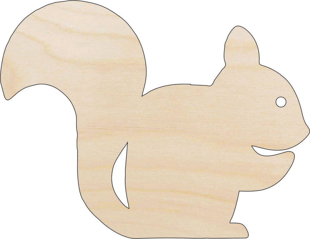 Squirrel - Laser Cut Out Unfinished Wood Craft Shape RDT6