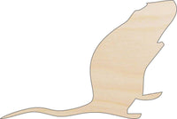Mouse Rat Wood Craft Shape - Laser Cut Baltic Birch Unfinished DIY Wood Art Supplies RDT8 - The Wood Shape Store