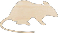 Mouse Rat Wood Craft Shape - Laser Cut Baltic Birch Unfinished DIY Wood Art Supplies RDT9 - The Wood Shape Store