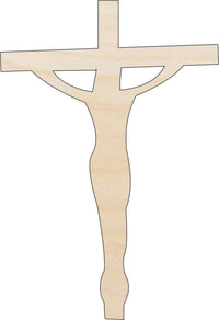 Cross Wood Craft Shape - Laser Cut Baltic Birch Unfinished DIY Wood Art Supplies REL29 - The Wood Shape Store