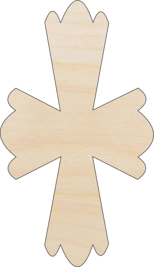 Cross - Laser Cut Wood Shape REL35