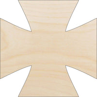 Cross Wood Craft Shape - Laser Cut Baltic Birch Unfinished DIY Wood Art Supplies REL44 - The Wood Shape Store