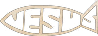 Jesus Wood Craft Shape - Laser Cut Baltic Birch Unfinished DIY Wood Art Supplies REL81 - The Wood Shape Store
