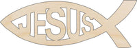 Jesus Wood Craft Shape - Laser Cut Baltic Birch Unfinished DIY Wood Art Supplies REL86 - The Wood Shape Store