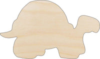 Turtle Wood Craft Shape - Laser Cut Baltic Birch Unfinished DIY Wood Art Supplies REP18 - The Wood Shape Store