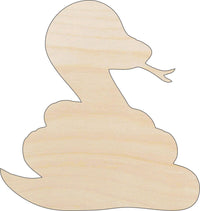 Snake Wood Craft Shape - Laser Cut Baltic Birch Unfinished DIY Wood Art Supplies REP21 - The Wood Shape Store