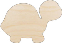 Turtle Wood Craft Shape - Laser Cut Baltic Birch Unfinished DIY Wood Art Supplies REP22 - The Wood Shape Store