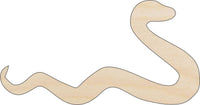 Snake Wood Craft Shape - Laser Cut Baltic Birch Unfinished DIY Wood Art Supplies REP31 - The Wood Shape Store
