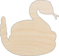 Snake Wood Craft Shape - Laser Cut Baltic Birch Unfinished DIY Wood Art Supplies REP32 - The Wood Shape Store