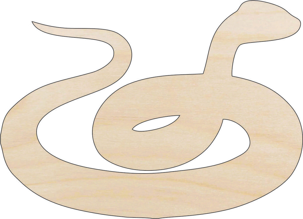 Snake - Laser Cut Out Unfinished Wood Craft Shape REP39