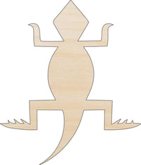 Lizard Wood Craft Shape - Laser Cut Baltic Birch Unfinished DIY Wood Art Supplies REP48 - The Wood Shape Store