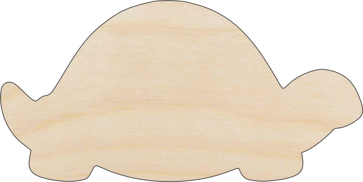 Turtle Wood Craft Shape - Laser Cut Baltic Birch Unfinished DIY Wood Art Supplies REP53 - The Wood Shape Store