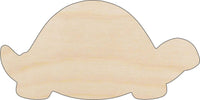 Turtle Wood Craft Shape - Laser Cut Baltic Birch Unfinished DIY Wood Art Supplies REP53 - The Wood Shape Store