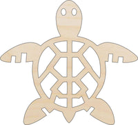 Sea Turtle Wood Craft Shape - Laser Cut Baltic Birch Unfinished DIY Wood Art Supplies REP61 - The Wood Shape Store
