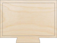 Computer Wood Craft Shape - Laser Cut Baltic Birch Unfinished DIY Wood Art Supplies SCL27 - The Wood Shape Store