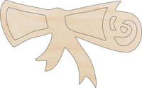 Diploma Wood Craft Shape - Laser Cut Baltic Birch Unfinished DIY Wood Art Supplies SCL2 - The Wood Shape Store