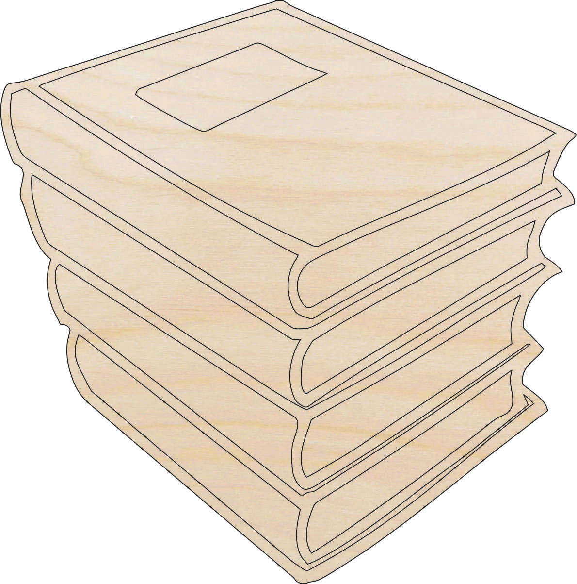 School Book - Laser Cut Out Unfinished Wood Craft Shape SCL4 School Book - Laser Cut Out Unfinished Wood Craft Shape SCL4