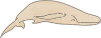 Whale Wood Craft Shape - Laser Cut Baltic Birch Unfinished DIY Wood Art Supplies SEA104 - The Wood Shape Store
